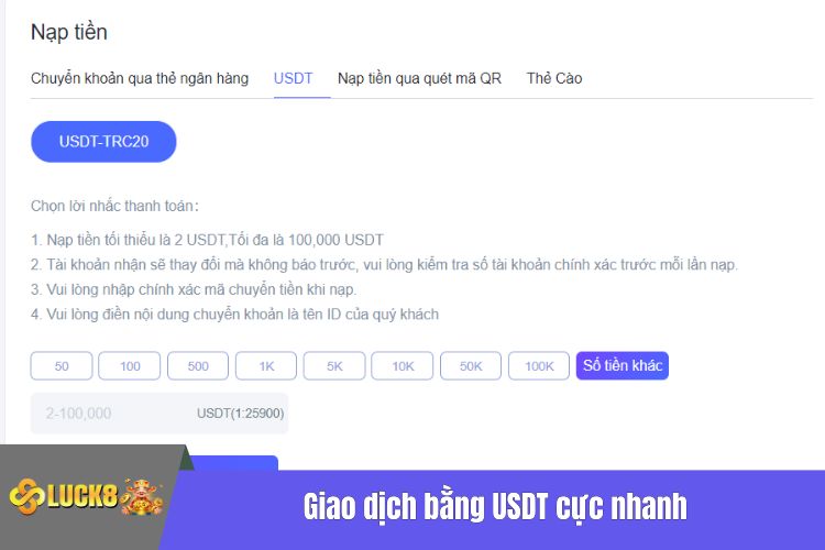 Hướng dẫn nạp tiền qua thẻ cào