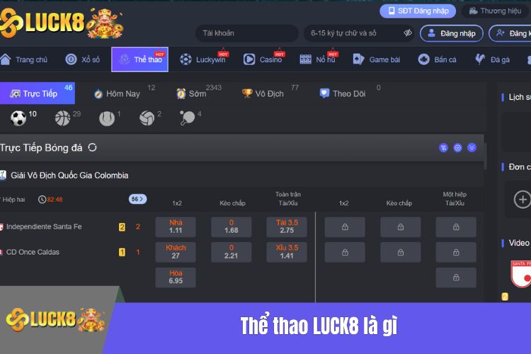 Thể thao LUCK8 là gì